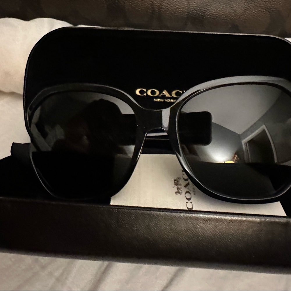 Coach Black Eyewear Case